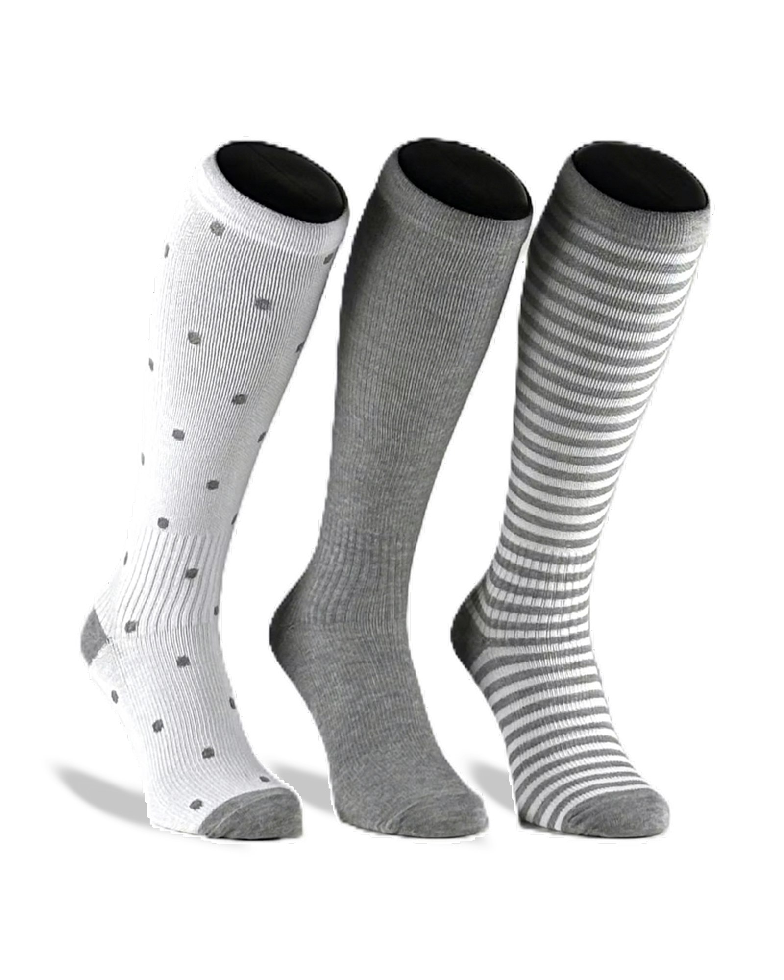 3-Pack Mix Bambu Stödstrumpor 11-14 mmHg