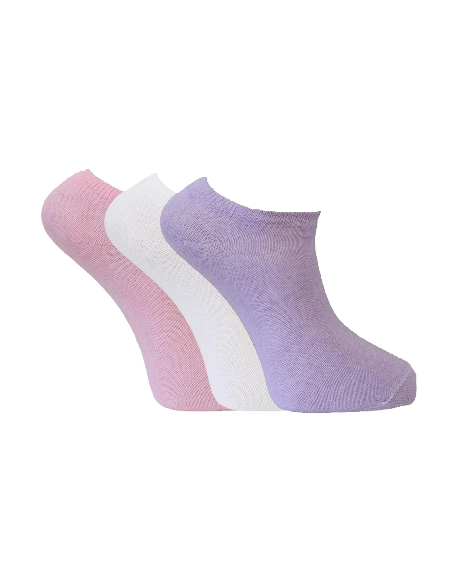 Sneakers Socks Bomull, Pastell 3-Pack