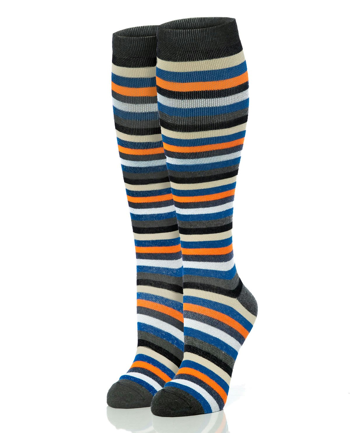 Multistripes Stödstrumpa 14-16 mmhg