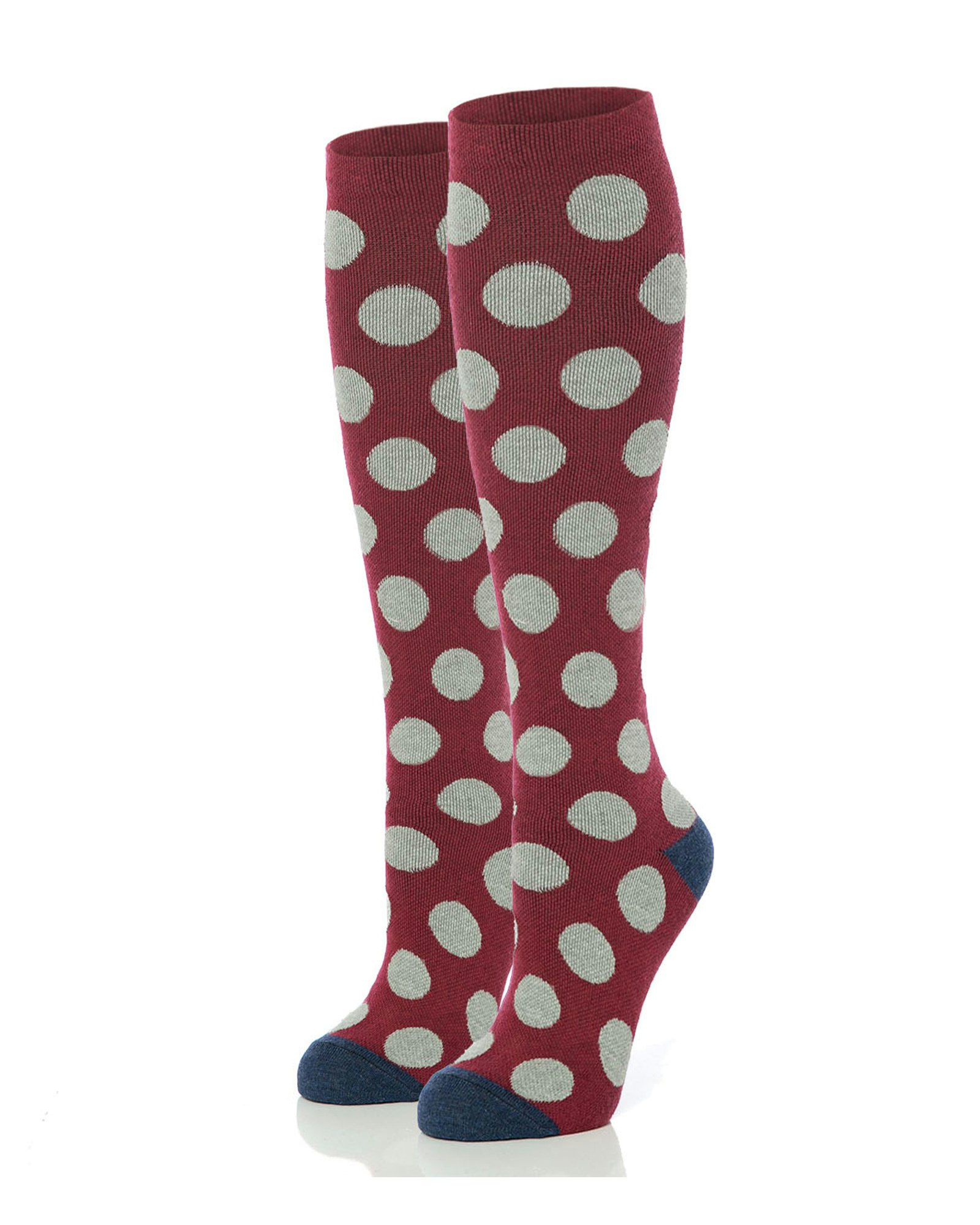 Big dots Heather Stödstrumpa 14-16 mmhg