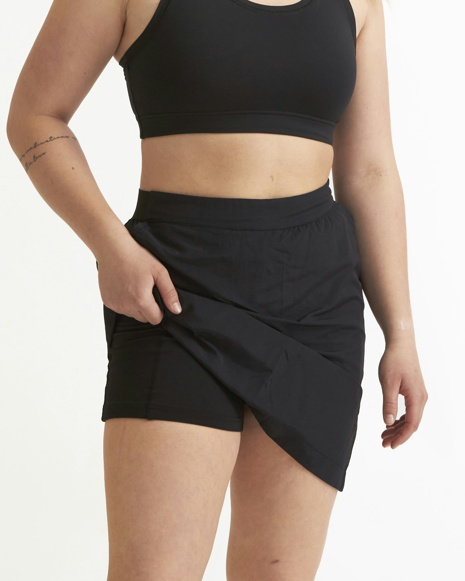Sportkjol med Inbyggda Shorts – Dam