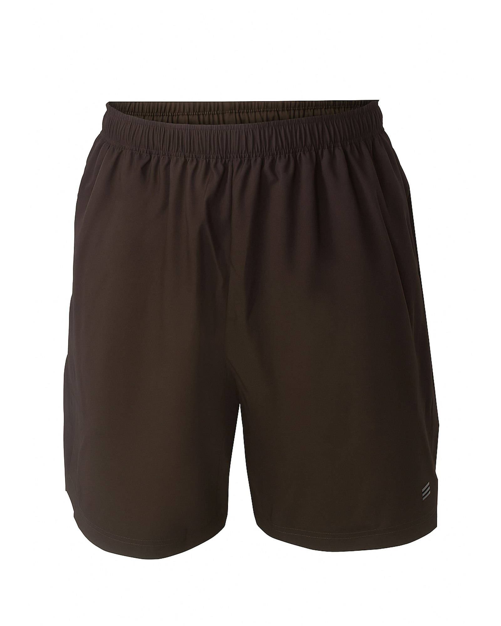 Gym Shorts 4-Way Stretch Herr – Mörkbrun | Oxide Sportswear