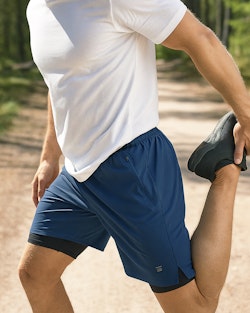 Power Workout Shorts 2-in-1 Herr – R. Blue | Oxide Sportswear