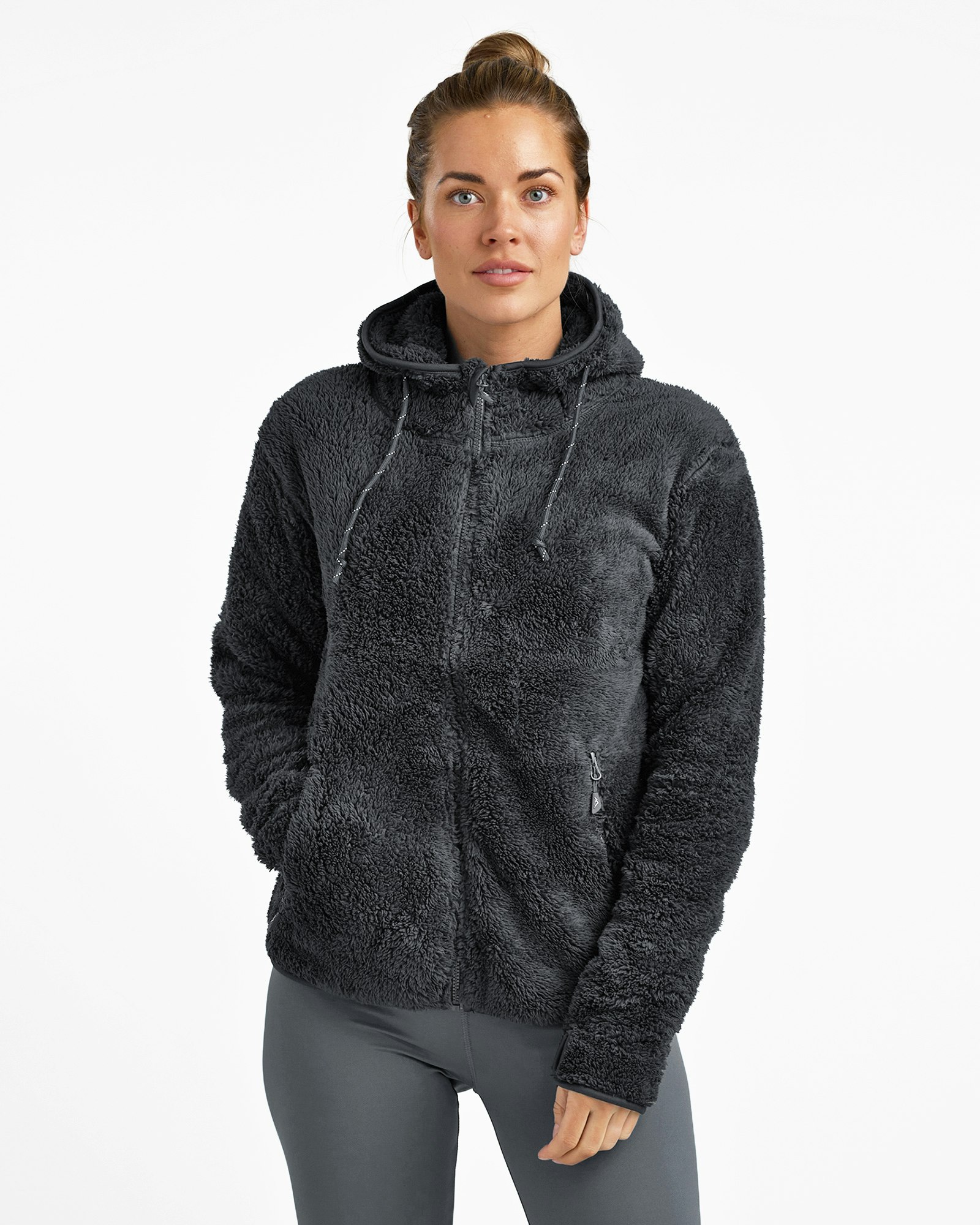 Softpile Hoodie Dam, Dk.Grey