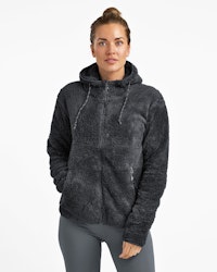 Softpile Hoodie Dam, Mörkgrå