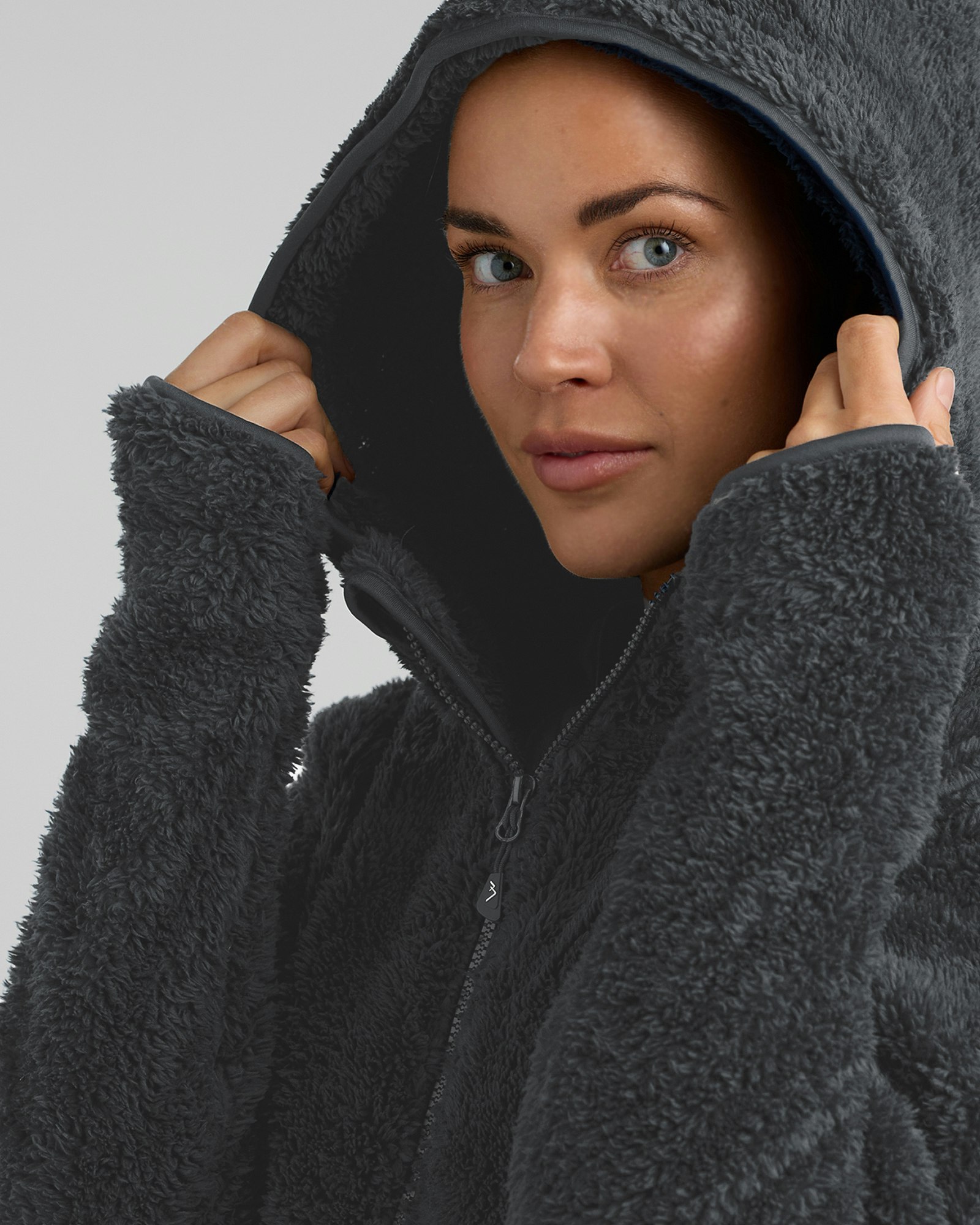 Softpile Hoodie Dam, Dk.Grey