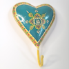 Väggkrok, BOHO YELLOW HEART