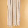 Hamam handduk, natur med svart rand, 200 x 100 cm