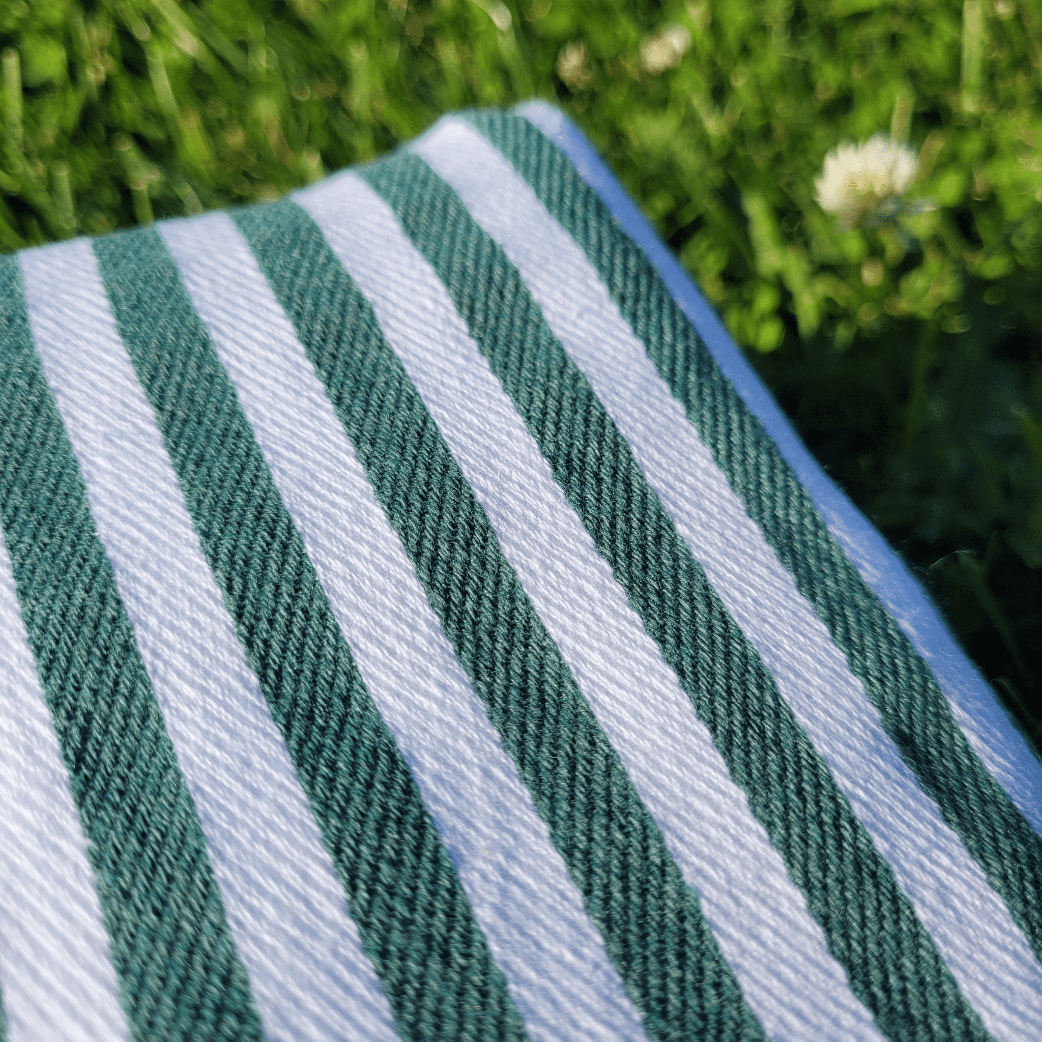 Hamam handduk, GREEN STRIPE OASIS, 180 x 100 cm