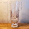 Dricksglas av okrossbar återvunnen termoplast
