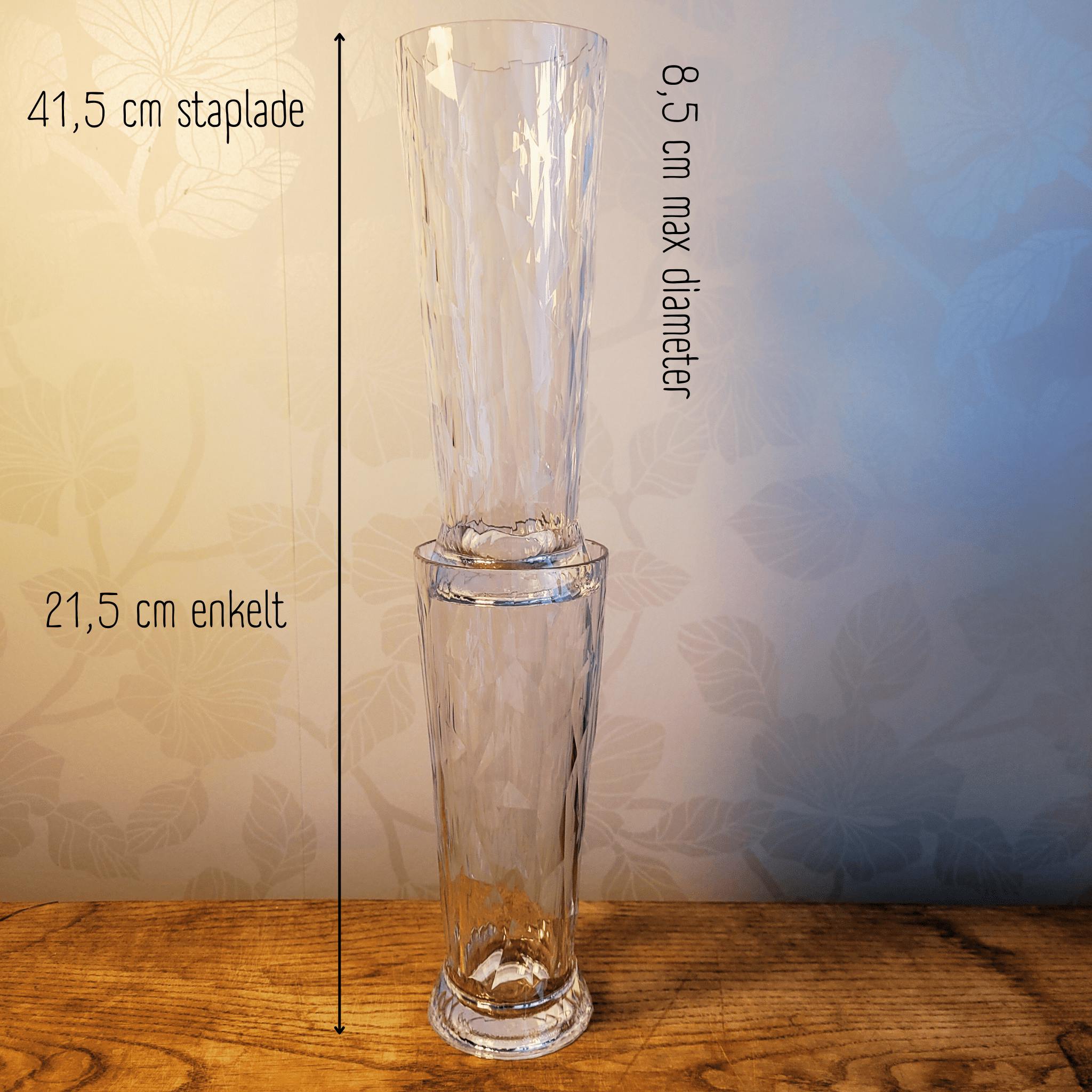 Ölglas av okrossbar återvunnen termoplast, 500 ml