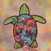 Klistermärke, Sea Turtle
