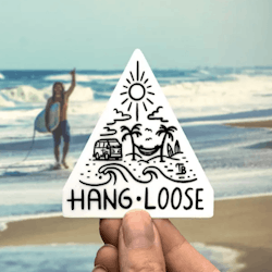 Klistermärke, Hang loose