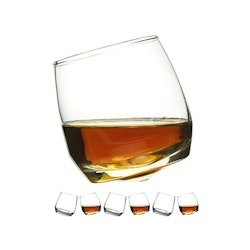 Sagaform Whiskeyglas med rundad botten, 6-pack