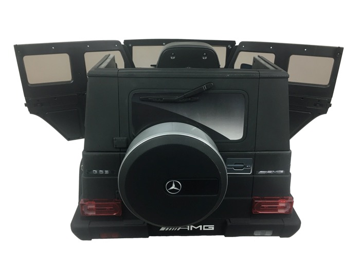 Mercedes G63 12v, musik, lädersäte, gummi EVA-däck