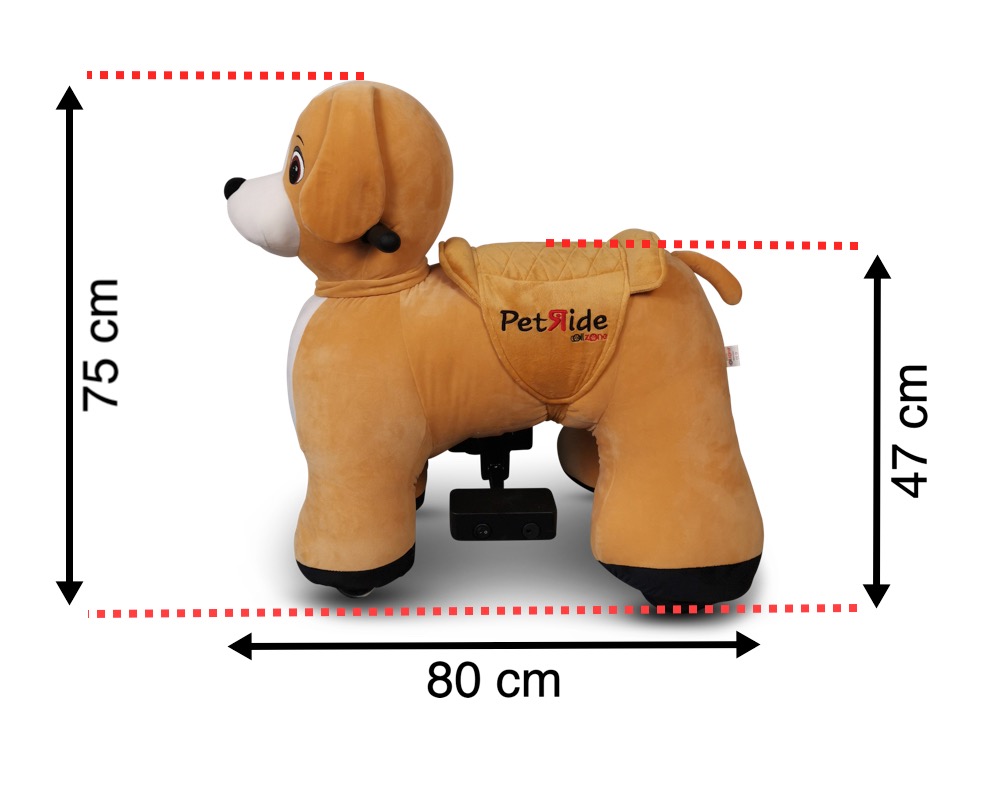 PetRide - Hund - Elektriskt Riddjur