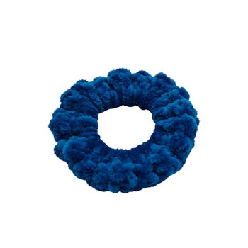 Virkad scrunchie