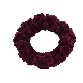 Virkad scrunchie