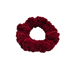 Virkad scrunchie