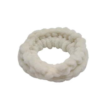 Virkad scrunchie