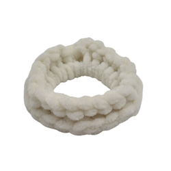 Virkad scrunchie