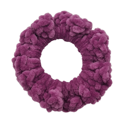 Virkad scrunchie