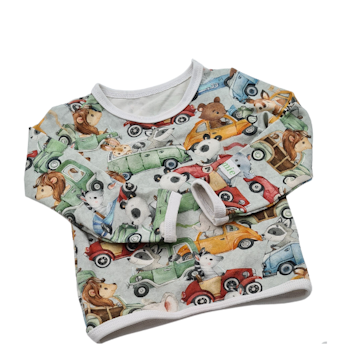 Långärmad t-shirt car