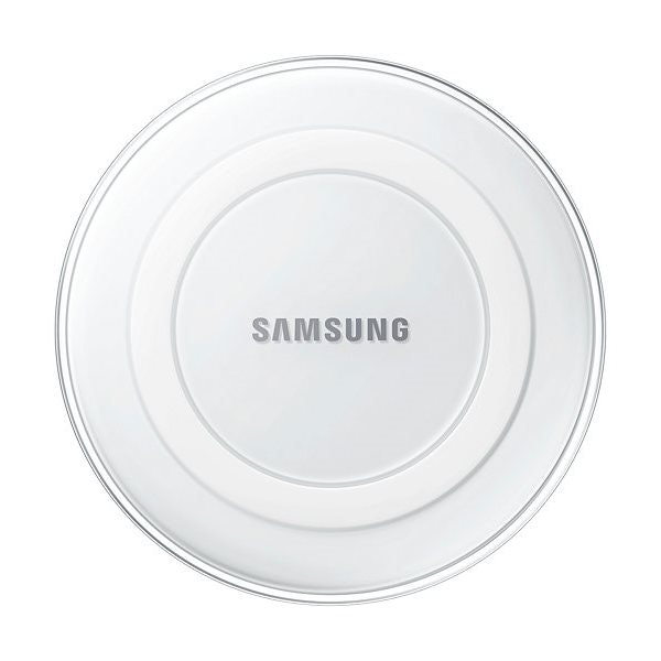 Samsung Qi trådlös laddare, vit, från ovan
