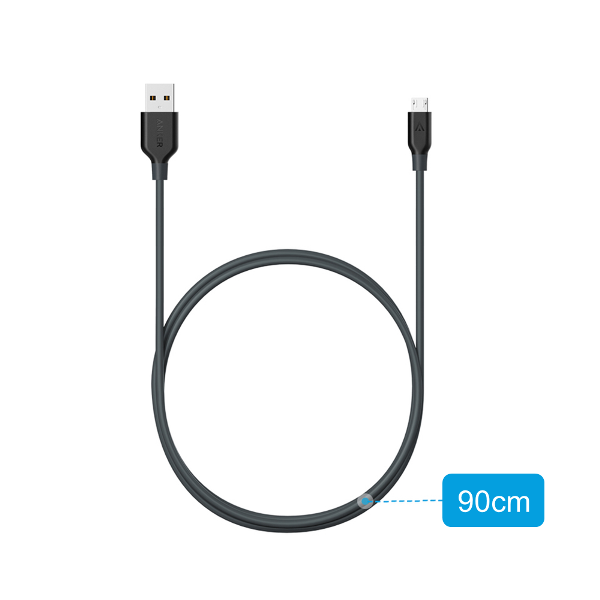 Anker PowerLine mikro-USB kabel 90cm