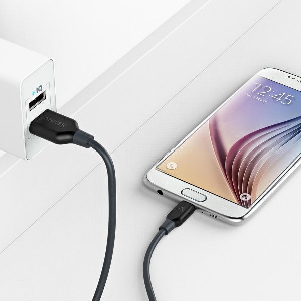 Anker PowerLine mikro-USB kabel för synk och laddning