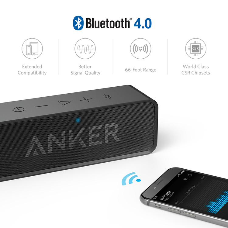 Anker SoundCore bluetooth-högtalare med bluetooth 4.0