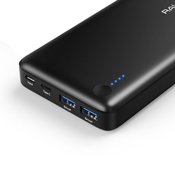 RAVPower 26800mAh 30W Power Delivery Typ-C powerbank  med 3 uttag