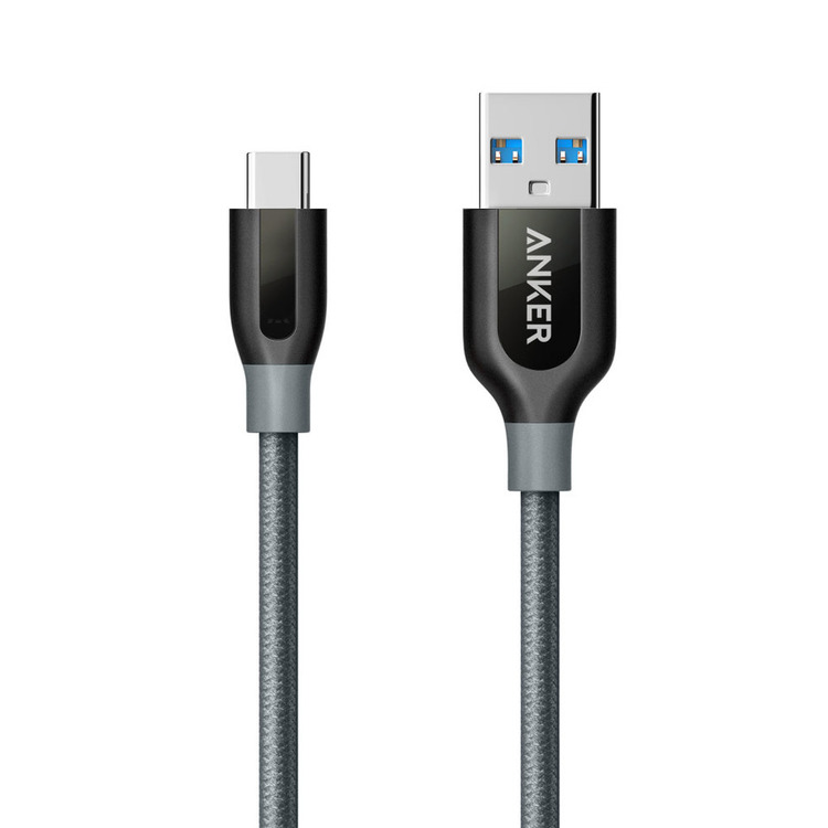 Anker PowerLine plus USB-C 90cm grå