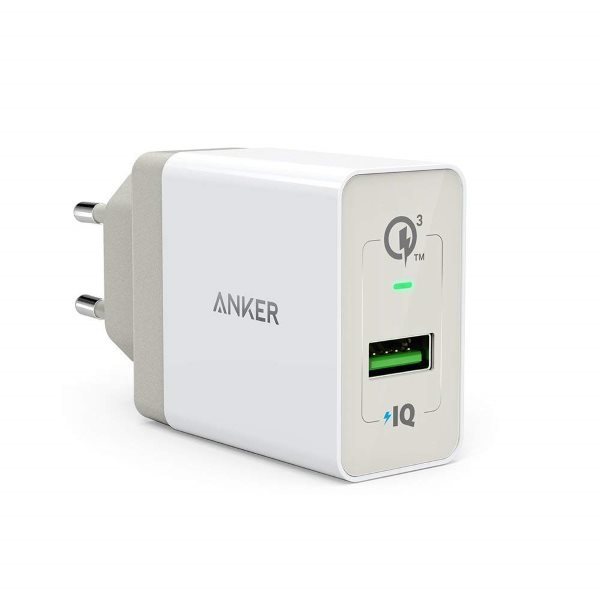 Anker PowerPort+ 1 - Quick Charge mobilladdare - vit