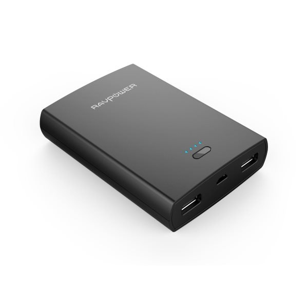 RAVPower 10400mAh powerbank med 2 uttag 1