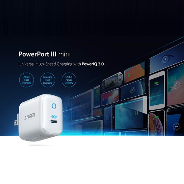 Anker PowerPort III Mini 30W Power Delivery och Quick Charge