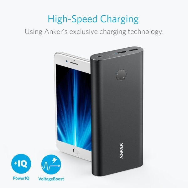 Anker PowerCore plus 26800 PD snabb laddning