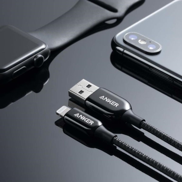 Anker PowerLine+ III Lightning USB kabel 180cm design