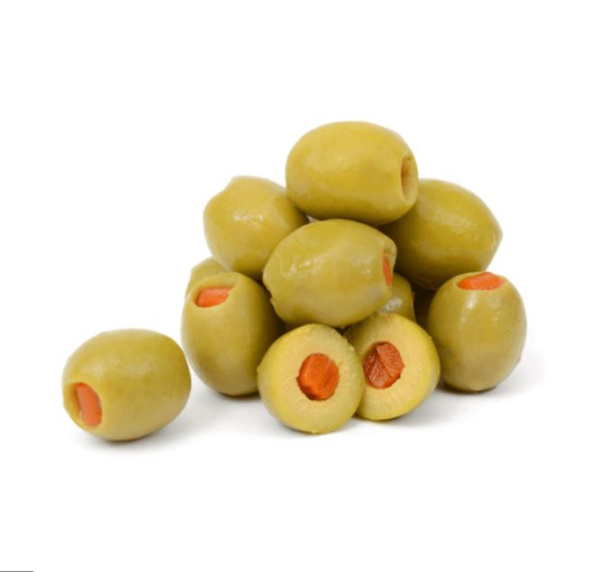 Manzanilla oliver urkärnade, fyllda med pimiento 720g
