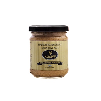 Ekologisk Gröna oliver kräm (Olivpasta) med extra jungfruolivolja 195g