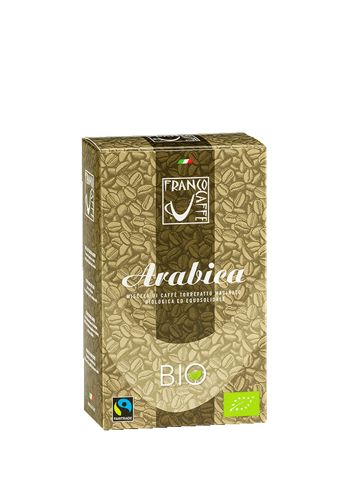 Franco Caffè Arabica 200g - Ekologisk/Fairtrade rostade kaffebönor - Italien
