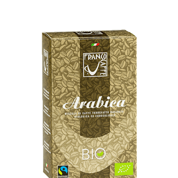 Franco Caffè Arabica 200g - Ekologisk - Fairtrade rostade kaffebönor - Italien