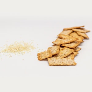 Ekologisk Fullkornsmjöl Crackers (Mini knäckebröd) med sesam 8 stycke x 150g