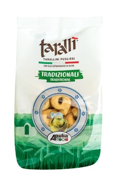 Taralli Pugliese Tradizionali (krispiga bröd ringar) - handgjort bageriprodukt 250g