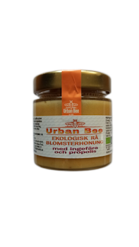 Ekologisk Rå Blomsterhonung med Propolis & Ingefära 260g