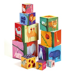 Djeco - 10 Nature and Animals Blocks