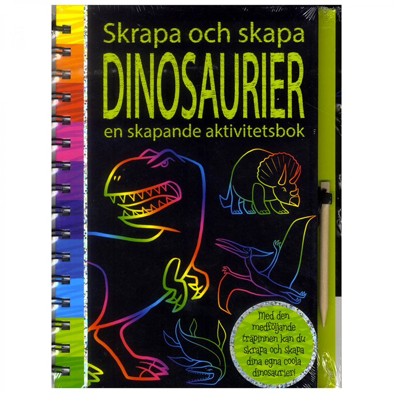 Bok - Skrapa och Skapa Dinosaurier