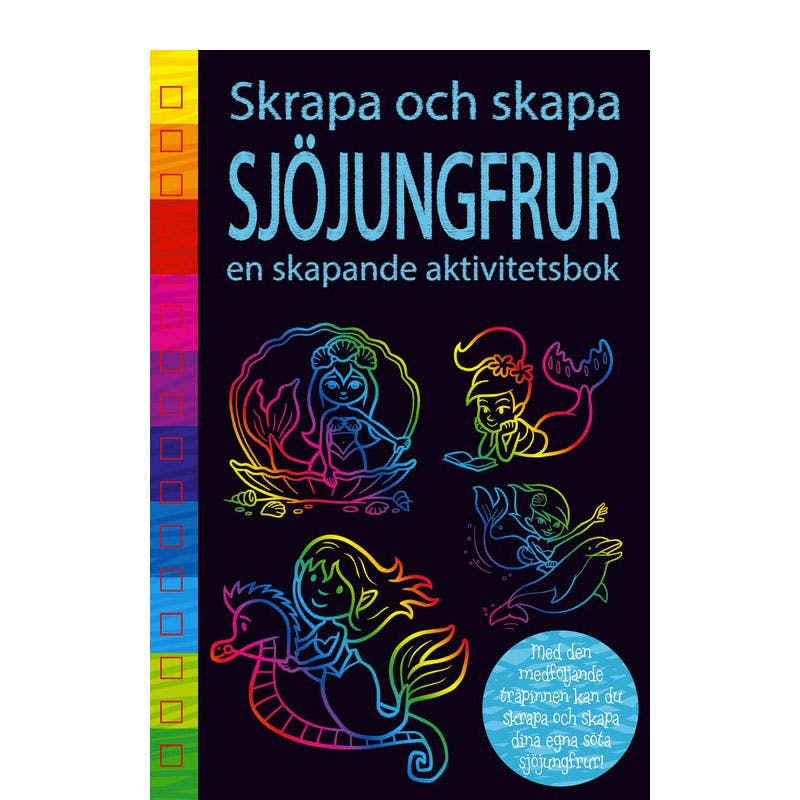Bok - Skrapa & Skapa Sjöjungfrur