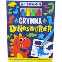 Bok - Vattengraffiti - Grymma Dinosaurier