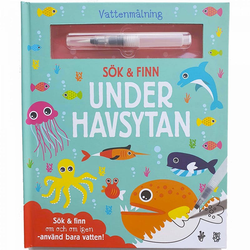 Bok - Vattenmålning sök & finn - Under havsytan